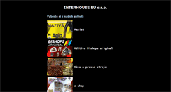 Desktop Screenshot of interhouse.sk